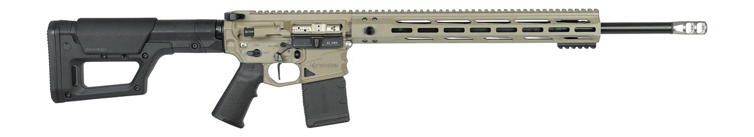 Nemo Arms BL-22ARC-20SS Battle-Light 22 ARC 10+1 20" Black Threaded Barrel, Nemo Sage Gray Aluminum Receiver w/Picatinny Rail, M-LOK Handguard, Magpul PRS Lite Black Polymer Stock, Black Magpul MIAD