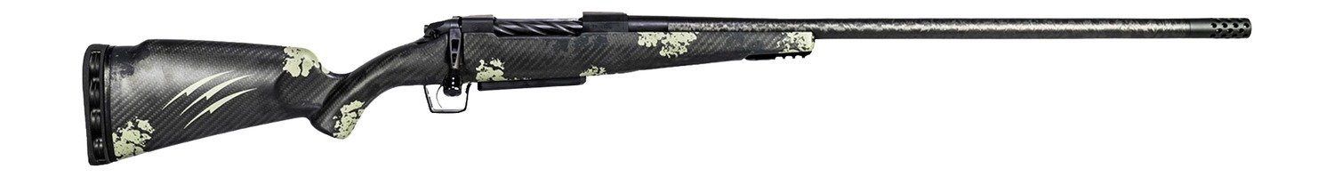 Fierce Firearms ROGSCX65PRC20BF Carbon Rogue XP 6.5 PRC 3+1 20" Carbon Fiber Match Grade Threaded Barrel, Black Cerakote Steel Drilled & Tapped Receiver, BiPod Rail Forend, Forest Camo Fixed Carbon Fi