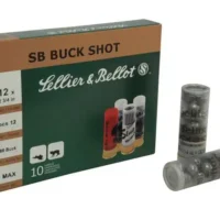 SELLIER & BELLOT 12GA 2.75 #4 BUCK 10RD BOX 25 BOXES PER CASE