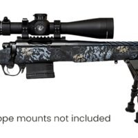 Horizon Firearms HRF-VNP-300P-24R-P Vandal Prime 300 PRC 24" Black Chrome Spiral Fluted Threaded Barrel, Black Chrome Steel Receiver w/Picatinny Rail, Arca Rail Forend, Textured Iota EKO Carbon Fiber
