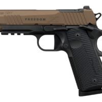 Sig Sauer 1911XCA45FBZXR3P 1911 XSeries Carry 45 ACP 8+1 4.20" Bronze Cerakote w/Freedom Engraving Stainless Steel Optic Ready/Serrated Slide, Matte Black DLC Stainless Steel Frame w/Beavertail & Pica