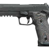 Sig Sauer 226X59XTMSAO P226 XFive Extreme Full Size 9mm Luger 10+1 5" Bull Barrel, Black Nitron Stainless Steel Optic Ready/Serrated Slide & Frame w/Beavertail & Picatinny Rail, Custom Hogue G10 Piran