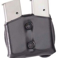 Galco CDM26B CDM Mag Carrier Double Black Leather Belt Loop Belts 1.50-1.75" Wide Compatible w/ Sig P220 Carry Ambidextrous Hand