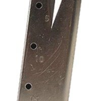 Mec-Gar MGRP8515N Ruger 15rd 9mm Luger, Fits Ruger P95/P85/P89/P93/P94, Nickel Carbon Steel