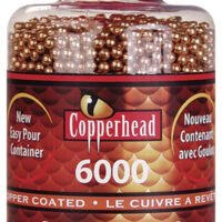 Crosman 0767 Copperhead 177 Copper-Coated Steel 6000/Bottle