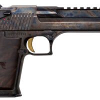 Magnum Research DE50CH Desert Eagle Mark XIX 50 AE 6" 7+1 Color Case Hardened Carbon Steel with Clear Cerakote Frame & Slide Walnut with Engraved Desert Eagle Logo Grip