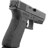 Talon Grips 380G Adhesive Grip Compatible w/Glock 17/19x/22/24/31/34/35/37/45/47 Gen5 w/Medium Backstrap, Black Textured Granulate