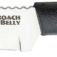 Cold Steel 20RBC Roach Belly 4.50" Fixed Serrated 4116 Stainless Steel Blade/Black Polypropylene Handle