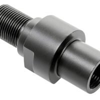CMMG 57DA53A Thread Adapter  223 Rem/5.56x45mm NATO FN PS90 Black Steel 1/2"-28 tpi Tactical