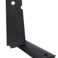 Hogue 45160 Grip Panels Matte Black Aluminum for 1911 Government