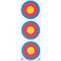 Maple Leaf Target Face 3-Spot Vertical 25 pk.