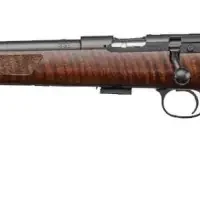 CZ 457 VARMINT LEFT HAND 22LR RIFLE, 20.5" BBL, VARMINT WALNUT STOCK 5RD MAGAZINE