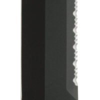 Ka-Bar 2211 Big Brother  9.38" Fixed Top Serrated/Bottom Straight Plain Black 1095 Cro-Van Blade, Black Kraton G Handle, Includes Sheath