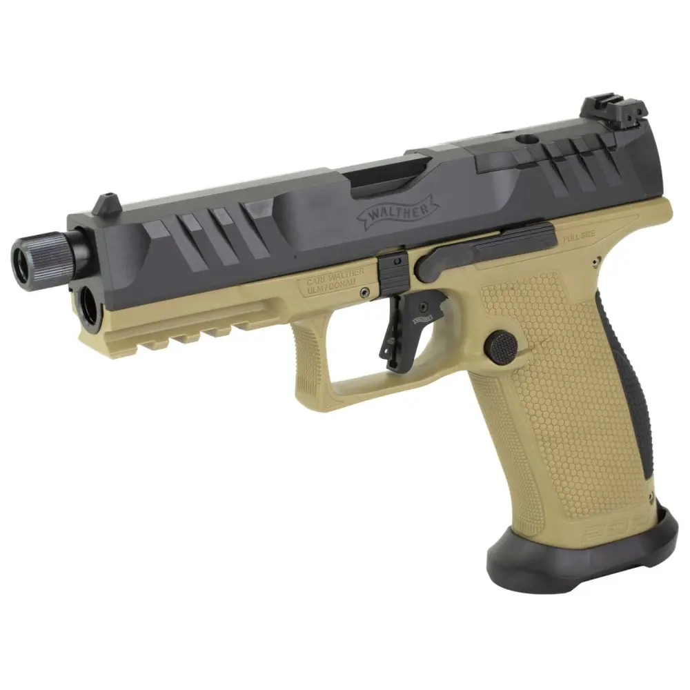 WALTHER PDP PRO SD FULL SIZE 9MM PSTL BLK/FDE 5.1" T.B. 3-18RD MAGAZINES - Image 2