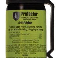 Sabre SRPMK3 Dog Spray  Capsaicin Range 15 ft 1.80 oz Includes Belt Clip