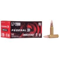 Federal American Eagle Rifle Ammunition 5.7x28mm FN 40 gr FMJ 1655 fps 500/ct
