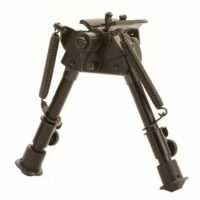 TacShield Heavy Duty Bi-pod Pivot Adjustable 6"-9" Matte Black