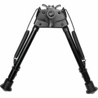 TacShield Heavy Duty Bi-pod Pivot Adjustable 9"-13" Matte Black