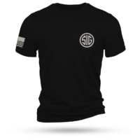 Nine Line Sig Sauer Logo Short Sleeve Shirt Black 2XL