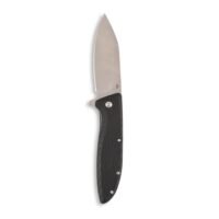 Outdoor Edge Brutus Folding Knife 3-3/10 Modified Sheepsfoot Black