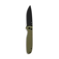 Outdoor Edge Dirk Folding Knife 3-1/4" Drop Point Blade Green