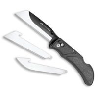 Outdoor Edge RazorWork Folding Knife with 3 3" Blades Black