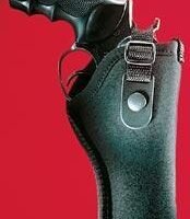 Uncle Mike's GunMate Model 210 Hip Holsters Medium Frame Revolver up to 4" Brl.
