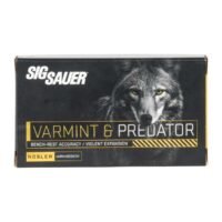 Sig Sauer Varmint & Predator Rifle Ammunition 243 Win 70 gr PT 20/ct