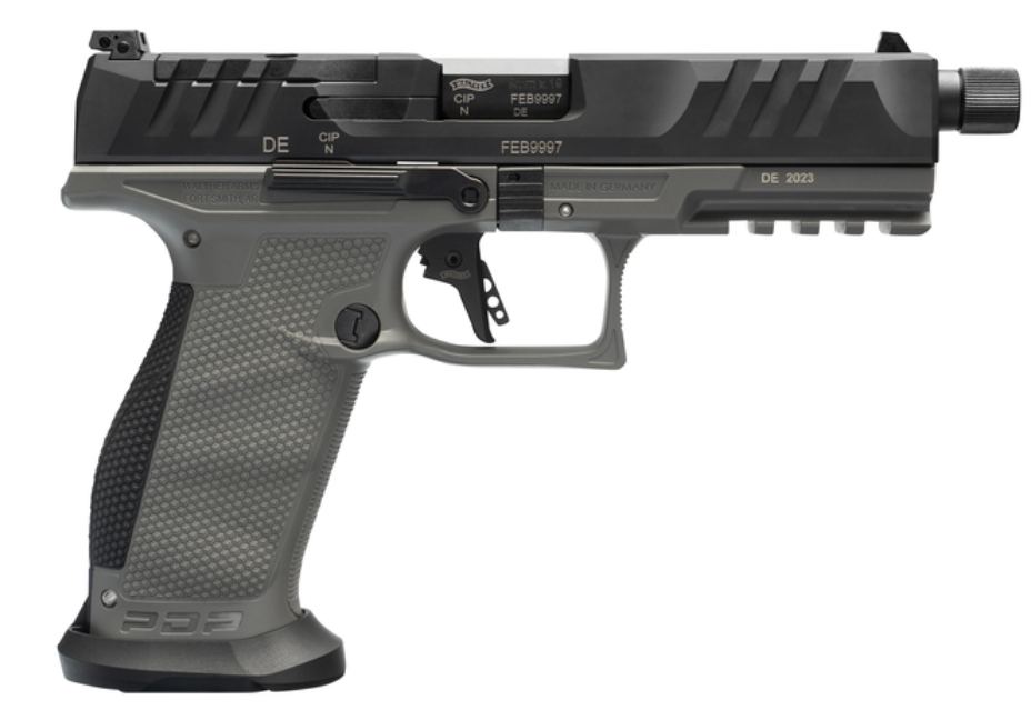 WALTHER PDP PRO SD FULL SIZE 9MM PSTL BLK/TNG GRY 5.1" T.B. 3-18RD MAGAZINES