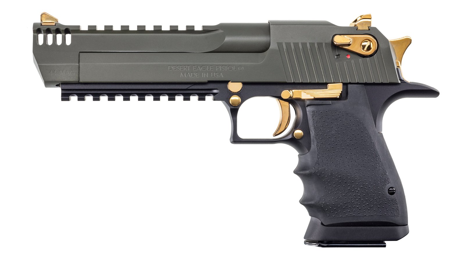 MGNM RSRCH LT WEIGHT DE44 PSTL GREEN/GOLD APPTMNTS 6" BARREL