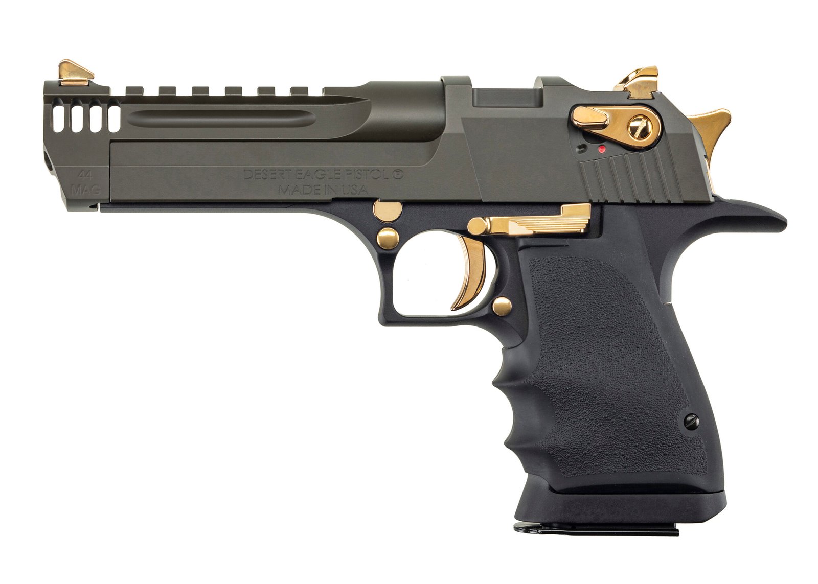 MGNM RSRCH LT WEIGHT DE44 PSTL GREEN/GOLD APPTMNTS 5" BARREL