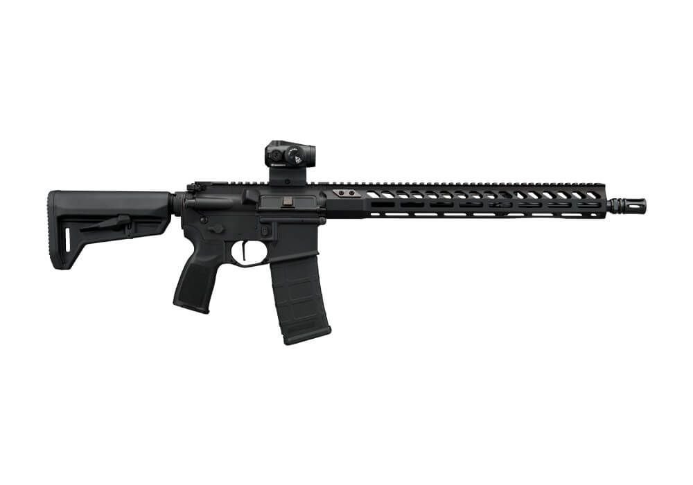 SIG SAUER M400 FORGE 5.56 RIFLE 16.5" BBL, BLACK, ROMEO MSR G2, TELESTOCK 1-10RD MAG
