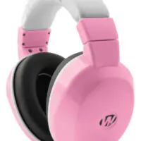 Walker's GWPINFMPK Infant Passive Muff 23 dB Over the Head Pink/White Plastic
