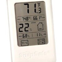 SnapSafe 75909 Gun Safe Hygrometer Gray AAA