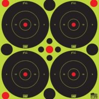 Pro-Shot 3BGREEN48 SplatterShot  Self-Adhesive Paper Black/Green 3" Bullseye 12Pack/48Targets