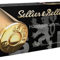 Sellier & Bellot SB45F Handgun  45Colt 230gr Jacketed Hollow Point 50 Per Box/12 Case