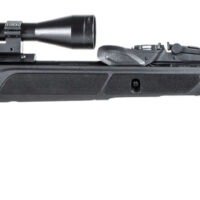 Gamo 611006335554 Swarm Fusion 10X Gen 3 Gas Piston 22 10rd Shot Black Black Fluted Steel Barrel Black Receiver Black All Weather Lightweight Thumbhole Stock Scope 3-9x40mm