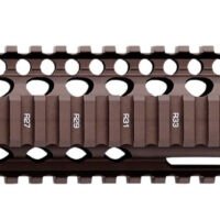 Daniel Defense 0100408001 M4A1 RIS II Handguard 12.25" 2-Piece, Free-Floating Style Made of 6061-T6 Aluminum with Flat Dark Earth Anodized Finish & Picatinny Rail for AR-15
