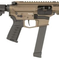 CMMG PISTOL, BANSHEE, FIXED EJECTOR, 9MM, 5", MIDNIGHT BRONZE W/ADJ RIP BRACE