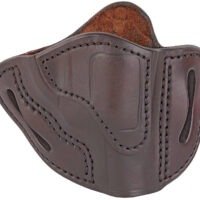 1791 Gunleather RVH1SBRR RVH1 OWB Size 01 Signature Brown Leather Belt Slide Fits S&W J Frame/Ruger LCR/S&W 38 Belt Up to 1.75" Wide Right Hand