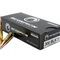 SCORPION 300 BLACKOUT 220GR SUBSONIC 20RD BOX/400RD CASE