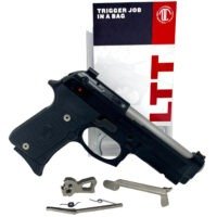 Langdon Tactical Tech LTTTJIBOP13N Trigger Job In A Bag Nickel Curved Fits Beretta 92/96/M9 not A1 Right Hand