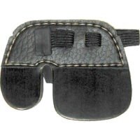 Bateman Bubba 3 Finger Split Cordovan Tab Large Rubber Back RH