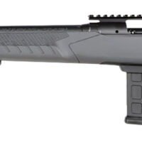 Savage Arms 57457 110 Tactical 6.5 Creedmoor 10+1 24", Matte Black Metal, Gray Fixed AccuStock with AccuFit, Left Hand