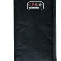 GPS Bags GPS865PS Pistol Sleeve Medium Black Nylon with Locking Zippers & Thin Design Holds 1 Handgun