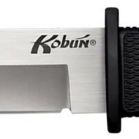 Cold Steel CS17T Kobun 5.50" Fixed Tanto Plain AUS-8A SS Blade/Black Deep Checkered Kray-Ex Handle Includes Belt Clip/Sheath