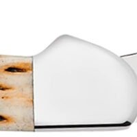 Case 00133 CopperLock  Mini 2.72" Folding Clip Point Plain Mirror Polished Tru-Sharp SS Blade/Peach Seed Jigged Amber Bone Handle
