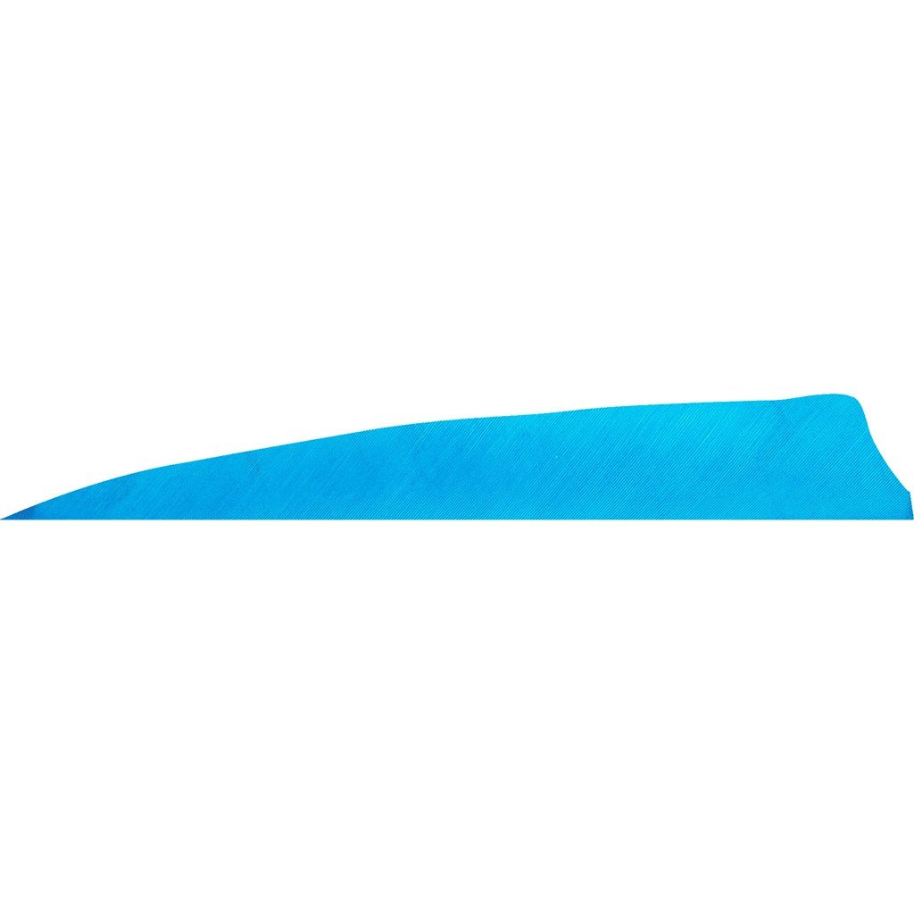 Gateway Shield Cut Feathers Sky Blue 4 in. RW 50 pk.