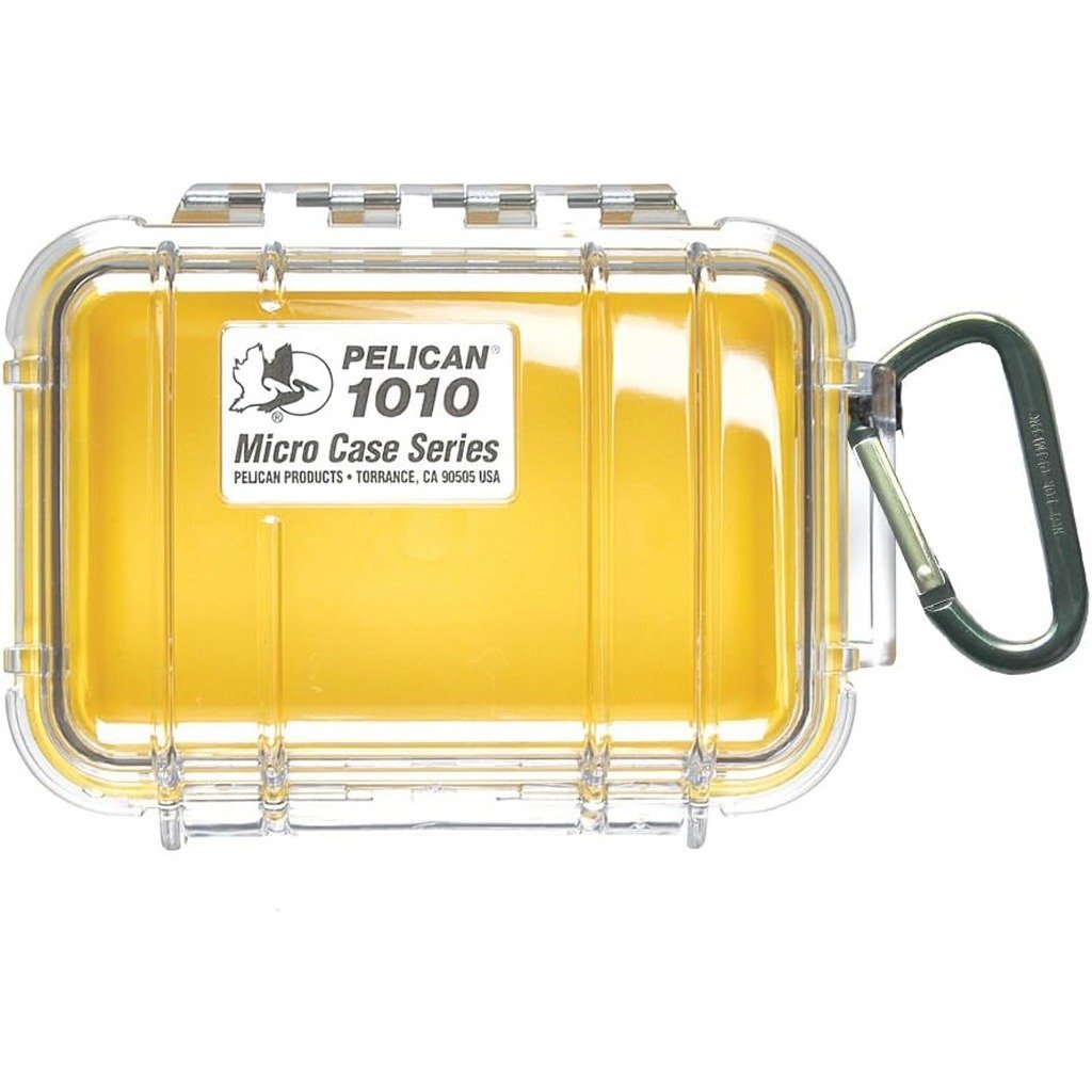 Pelican Waterproof 1010 Micro Case Yellow/Clear - Image 2