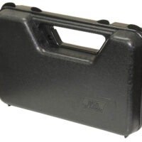 MTM Case-Gard 803R Single Handgun Case made of Polypropylene w/ Black Finish Foam Padding Hinge & Latches 9" x 5.60" x 2" Interior Dimensions